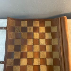 Leather Checker Broad